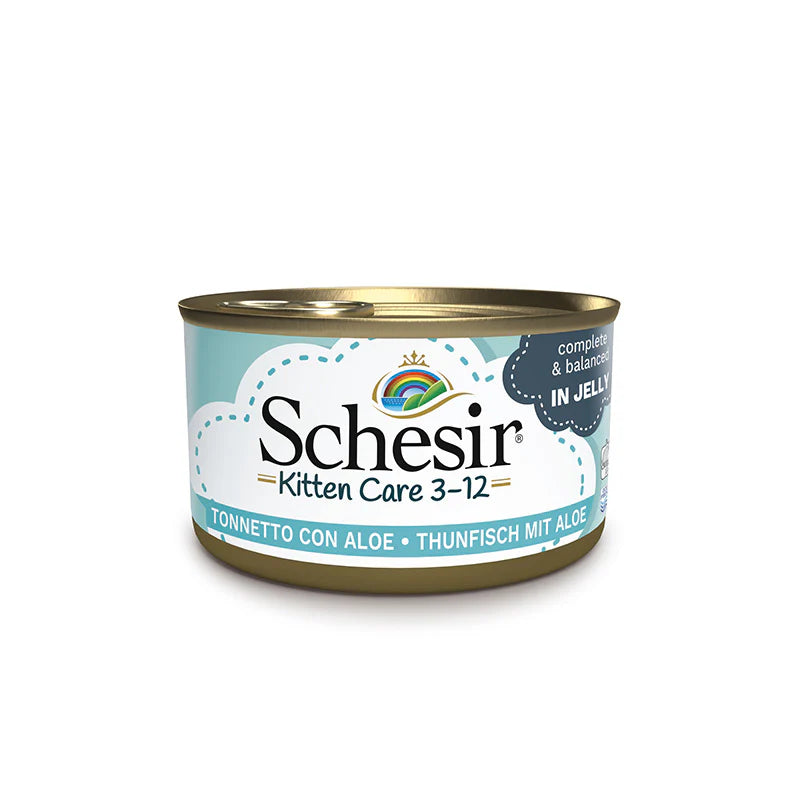 Schesir Kitten Care Tonnetto con Aloe 85g - Cibo Umido per Gatti Schesir Kitten Care Tonnetto con Aloe 85g - Cibo Umido per Gatti